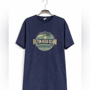 Delta Pro Weight 2001 Hilton Head Island South Carolina Large Blue T-Shirt Men